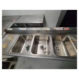 Stainless Steel 3 Well Sink
