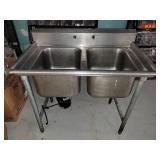 2 Well Stainless Steel Sink with Badger Disposal