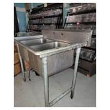 2 Well Stainless Steel Sink with Badger Disposal