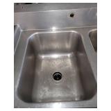 2 Well Stainless Steel Sink with Badger Disposal