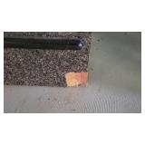 5 Tier Slanted Metal/ Particle Board Rack with Bottom Storage Drawers