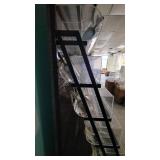 5 Tier Slanted Metal / Particle Board with Bottom Storage Drawers