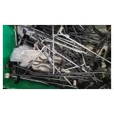 Bin of Assorted Metal Brackets