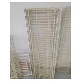 Lot of 4 4ftx 13" Wall Shelves