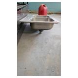 Aluminum 2 Well Sink Basin