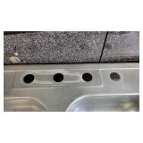 Aluminum 2 Well Sink Basin