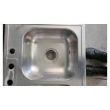 Aluminum 2 Well Sink Basin