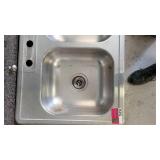 Aluminum 2 Well Sink Basin