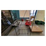 Black Metal Display Rack