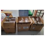 (3) Boxes of Storage Bins