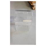 (3) Boxes of Storage Bins