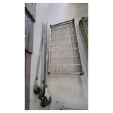 2 Tier Metal Rack on Castors