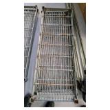 4 Tier Metal Rack on Castors