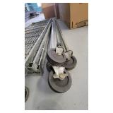 4 Tier Metal Rack on Castors