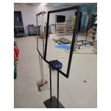 Lot of 2 Metal Sign Frames