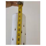 Lot of 2 White Wooden 6ft Totum for Display Purposes