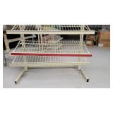 White Metal Display Rack