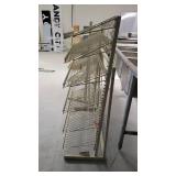 White Metal Display Shelf