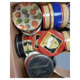 Lot of Christmas Tins