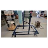 Blue Metal Displau Rack