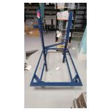 Blue Metal Displau Rack