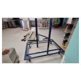 Blue Metal Displau Rack