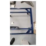 Blue Metal Displau Rack