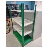 4 Tier Metal Green and White Shelf