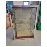 Glass Door Food Encased Food Rack