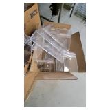 3 Boxes of Plastic Organizer Bins