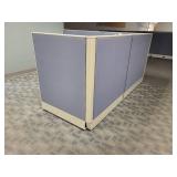 L Shape Cubical Unit - Includes Desk