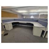 Double Sided Cubical Unit - Includes 6 Desks
