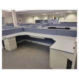 Double Sided Cubical Unit - Includes 6 Desks