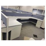 Double Sided Cubical Unit - Includes 6 Desks