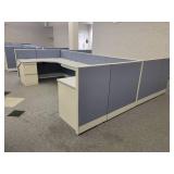 Double Sided Cubical Unit - 2 Desks
