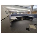Double Sided Cubical Unit - 2 Desks