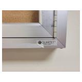 Quartet Glass Door Corkboard - No Key