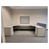 Singular Desk and Corkboard