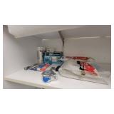 White Shelving W/ Metal Brackets