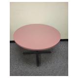 Pink Round Table