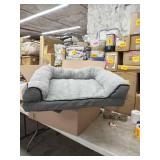 dogbaby dog bed black and grey meduim