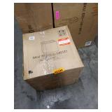 16" Kante Lightweight Modern Outdoor Concrete Square Planter Charcoal Black - Rosemead Home & Garden, Inc.