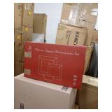 p portion Steve and won fine porcelain classic square dinnerware set white 12pc