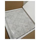Italian white marble tile 5 pc