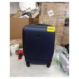 travelers club blue suitcase 1only