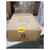 Paloma babe proable folding high chair black and white