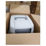 cat litter box with scoop grey