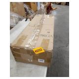 cosystar 5 tier bookcase wood brown