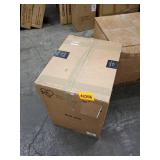 iris gark grey clear 4pc storage bi with sliding door set