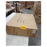 Flash Furniture Comfort Black Vinyl Stackable Steel Side Reception Chair 1only